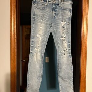 PacSun Light Blue Distressed Skinny Jeans